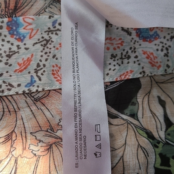 Band of Gipsies Border Print Long Kimono - Picture 8 of 13